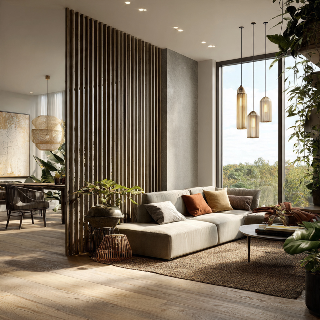 living room partition