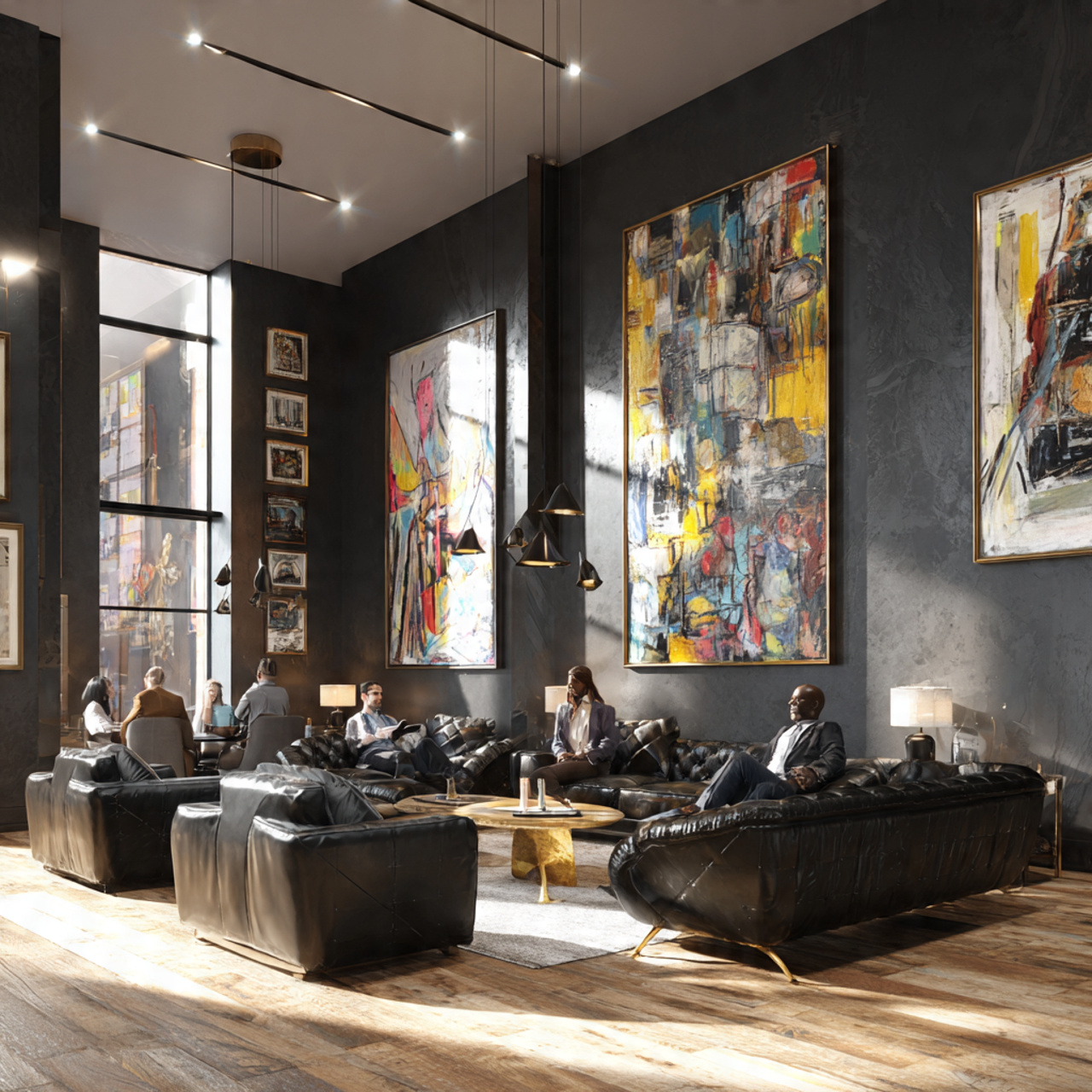 25 Modern Living Room Paint Color Ideas That Wow Every Guest 3 modern living room with sophisticated charcoal gre