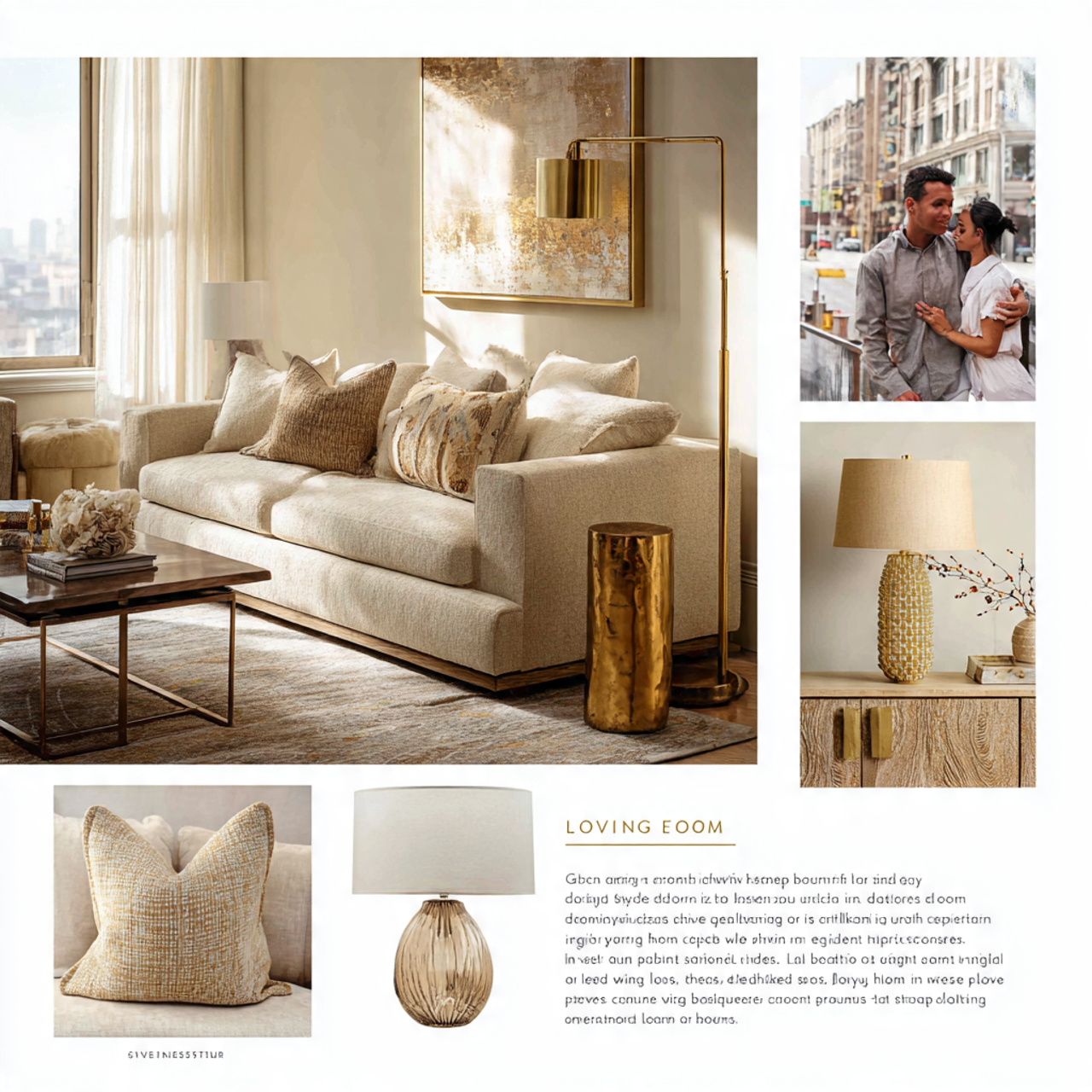 25 Ultimate Living Room Inspiration Cozy Ideas for Comfort, Style & Warmth 19 modern living room with subtle antiqued brass hard