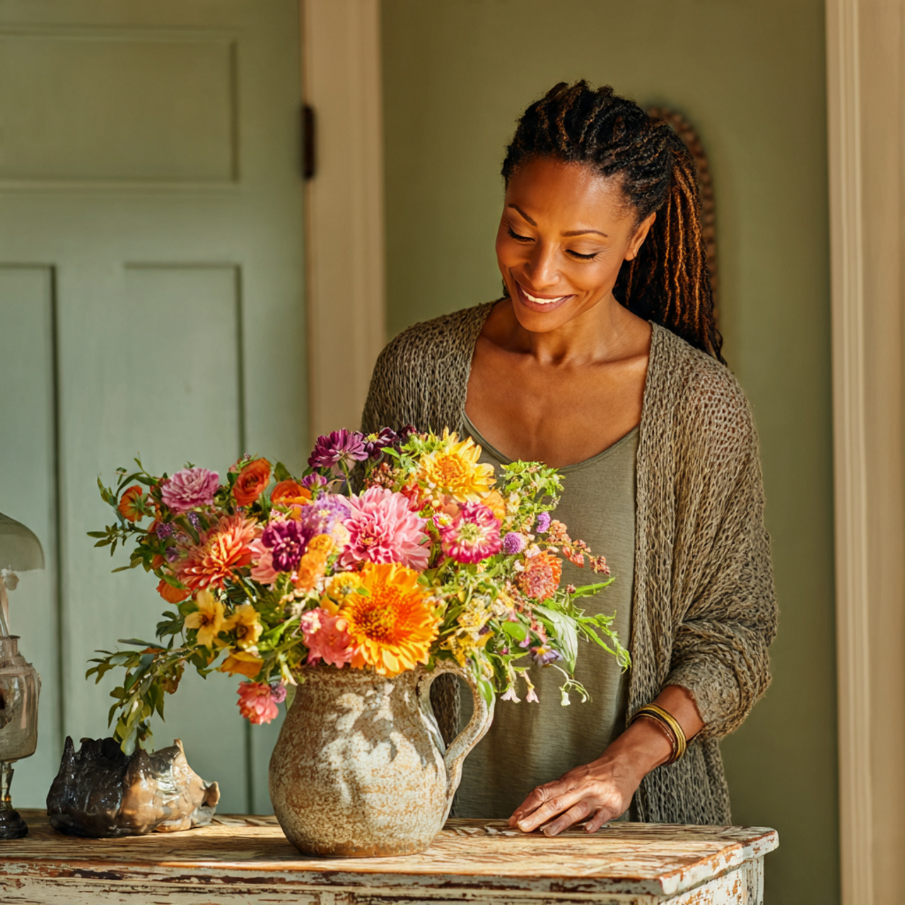 25 Best Entryway Table Decor Ideas to Elevate Your Home Instantly 9 photorealistic image of entryway table decor ideas 1