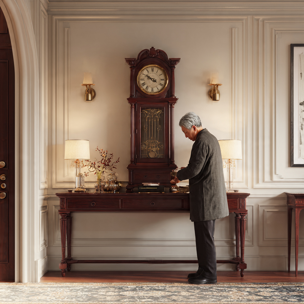 25 Best Entryway Table Decor Ideas to Elevate Your Home Instantly 12 photorealistic image of entryway table decor ideas 2