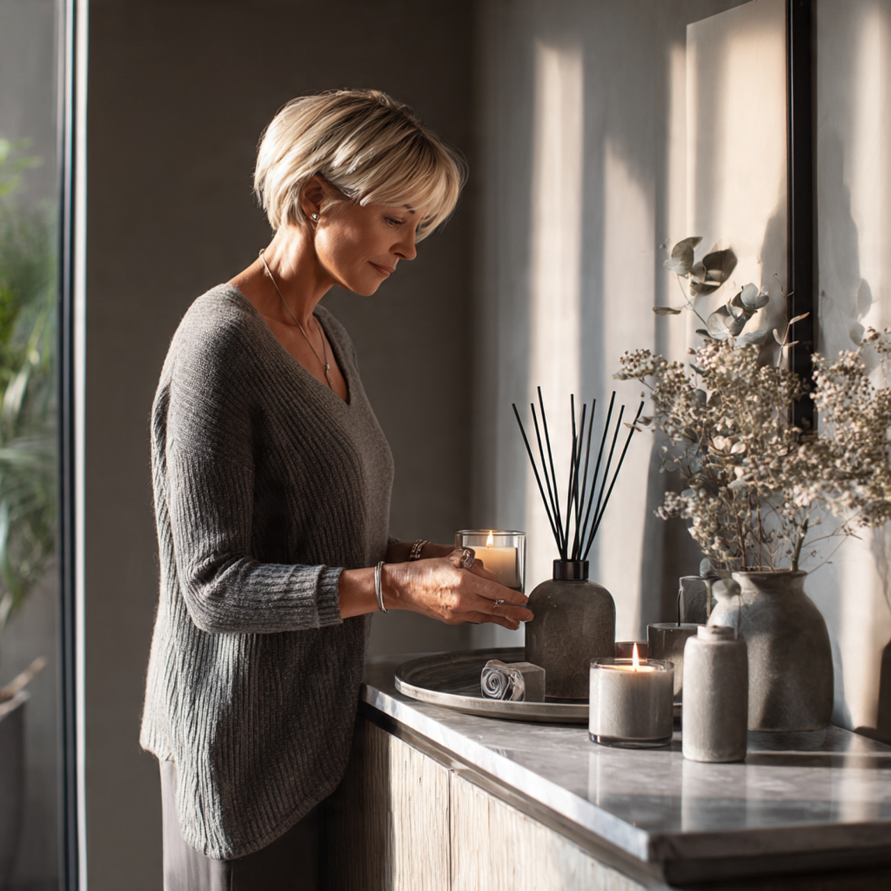 25 Best Entryway Table Decor Ideas to Elevate Your Home Instantly 18 photorealistic image of entryway table decor ideas 3