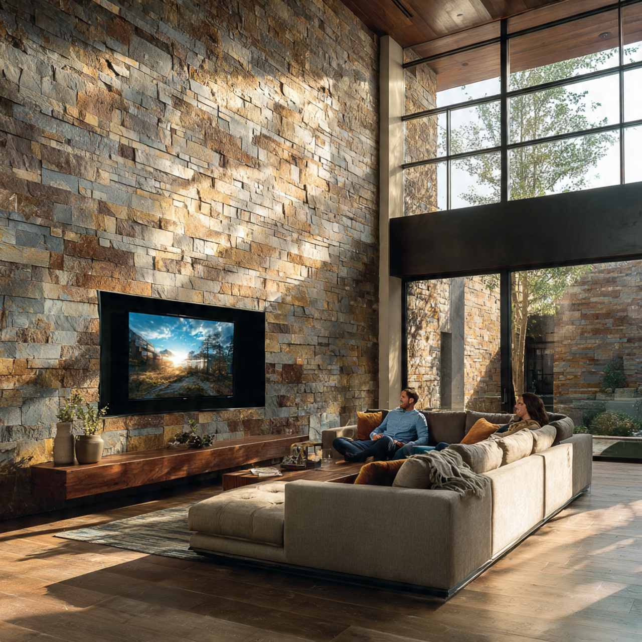 prompt modern living room tv wall ideas showcasing