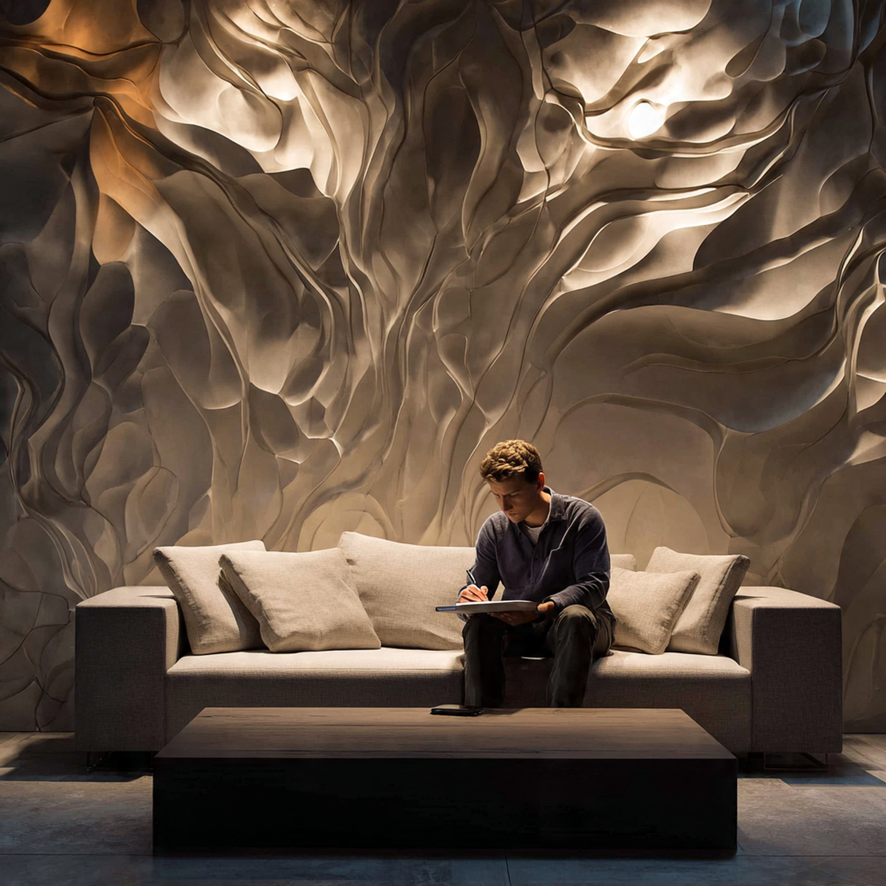 prompt ultra realistic living room tv wall ideas f 10