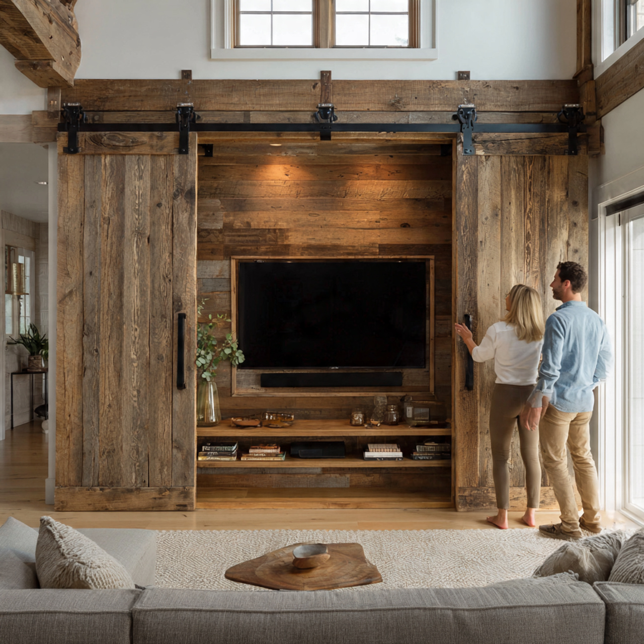 prompt ultra realistic living room tv wall ideas f 11