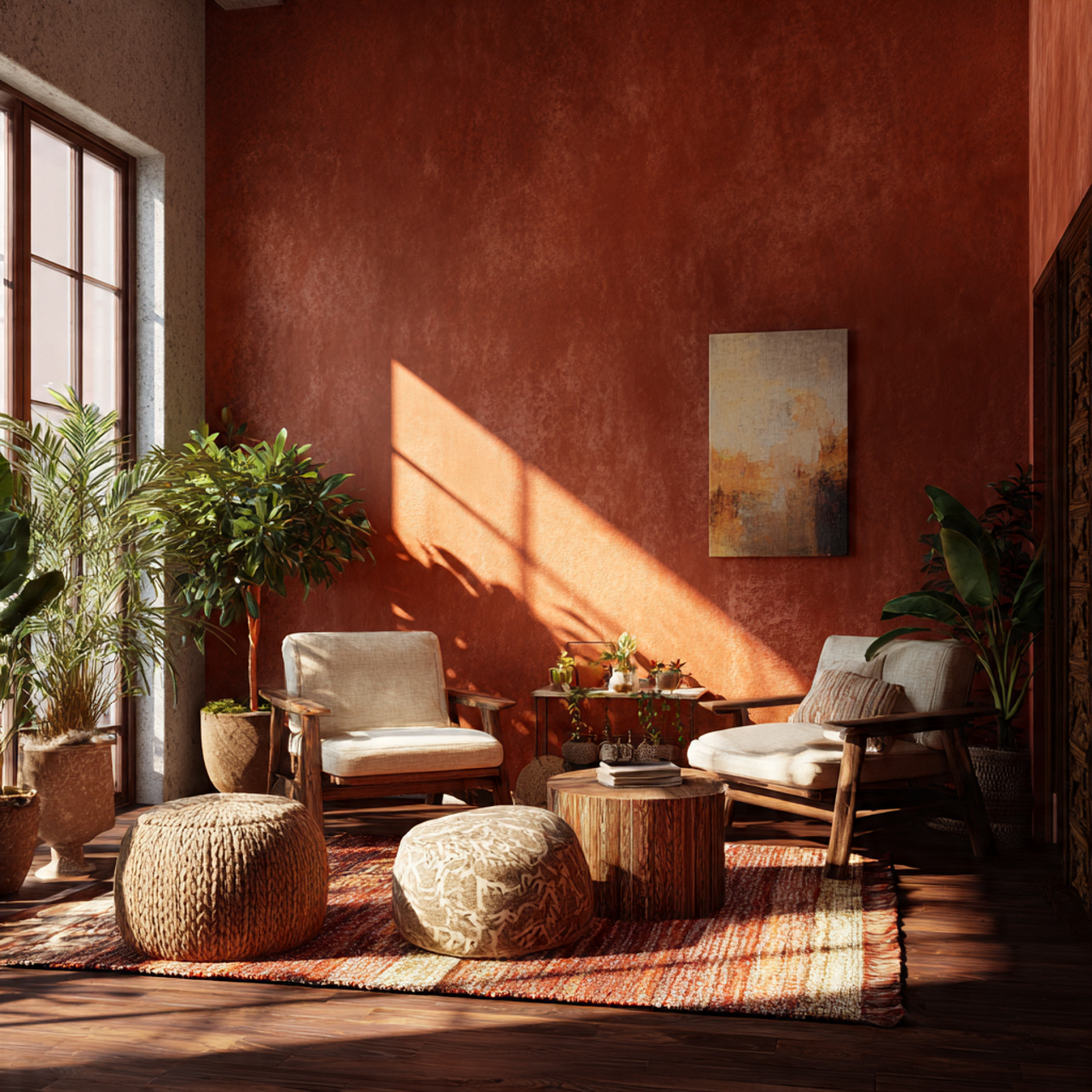 25 Modern Living Room Paint Color Ideas That Wow Every Guest 2 realistic living room featuring warm terracotta ea