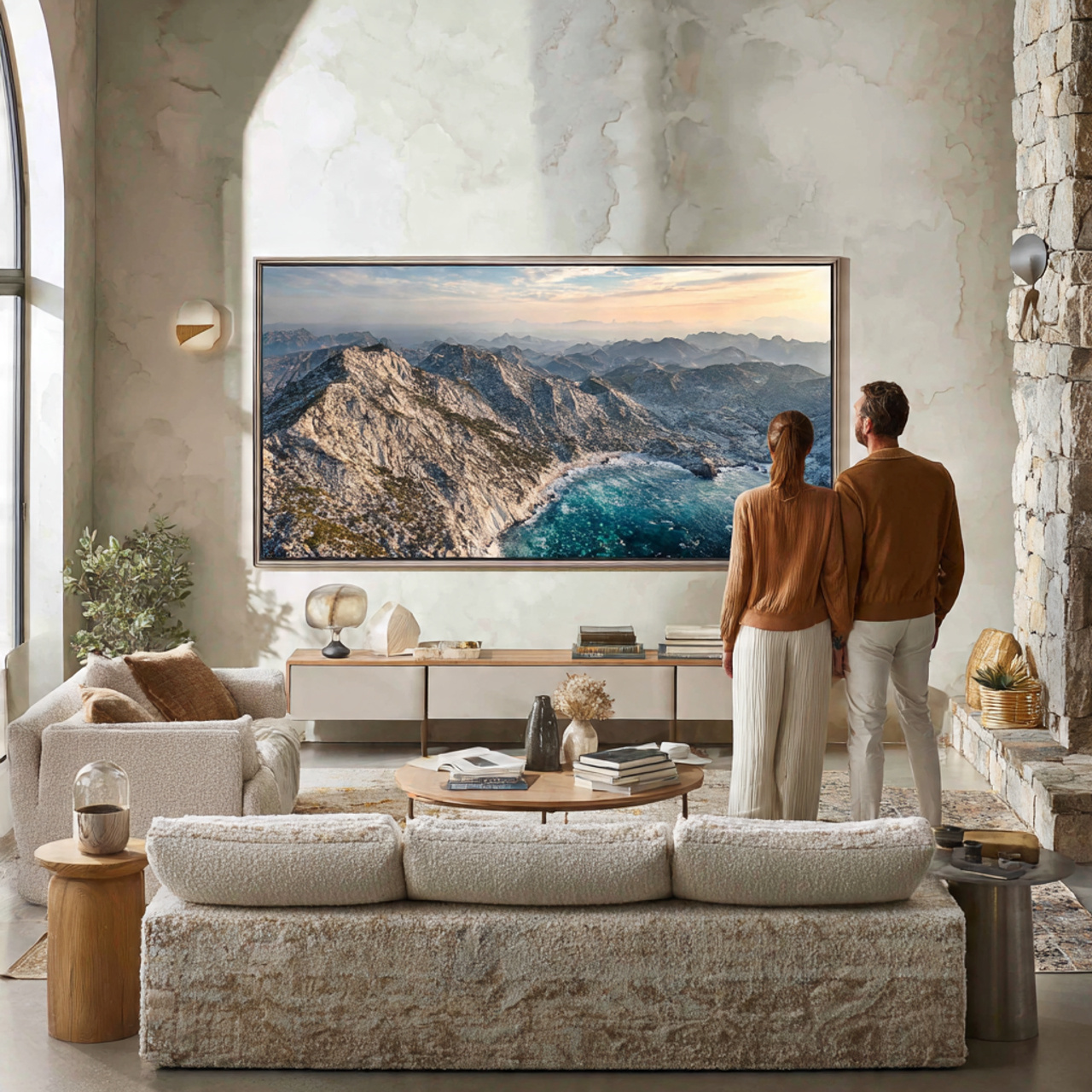 realistic living room tv ideas featuring an ultra