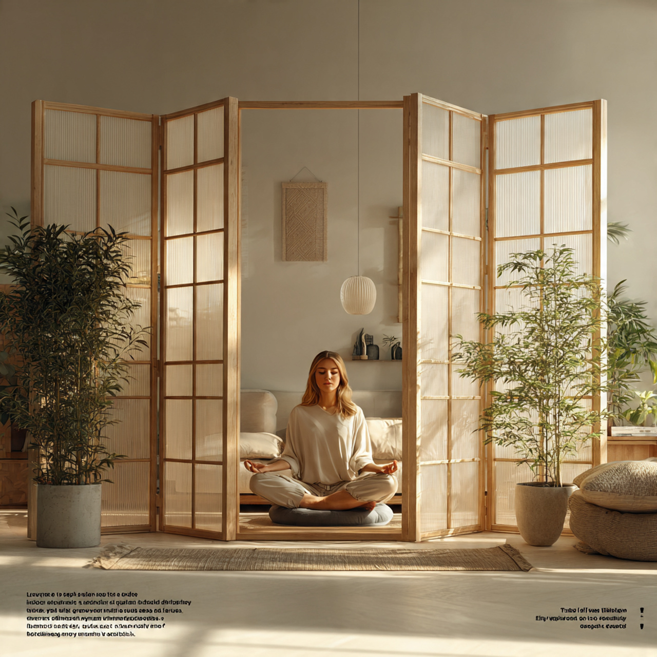 25 Modern & Elegant Living Room Partition Design Ideas You’ll Love 17 realistic serene living room showcasing japanese s