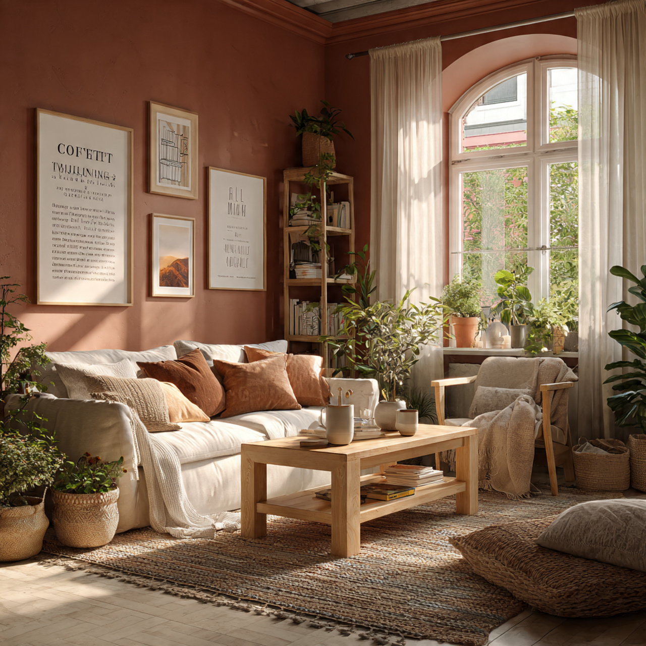 25 Ultimate Living Room Inspiration Cozy Ideas for Comfort, Style & Warmth 10 spacious living room painted in earthy terracotta