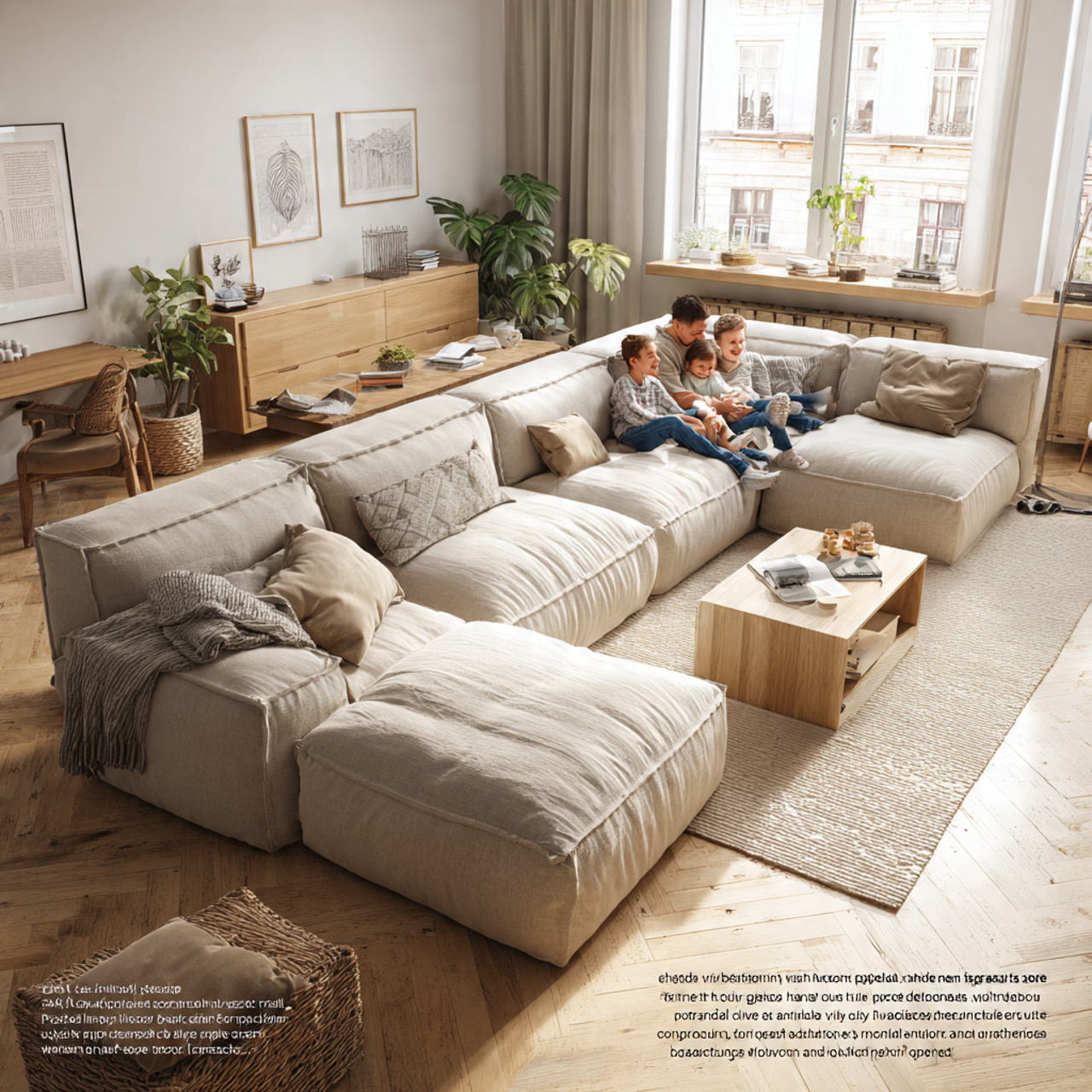 25 Stunning Living Room Sofa Design Ideas to Transform Your Space 3 spacious living room with a large modular sectiona