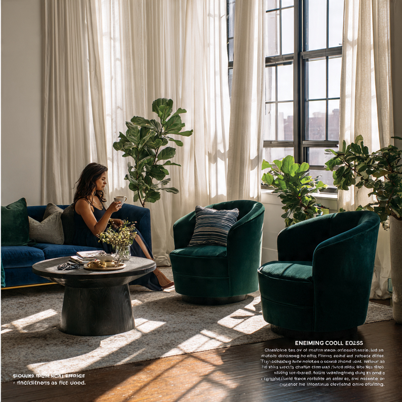 25 Ultimate Living Room Inspiration Cozy Ideas for Comfort, Style & Warmth 4 stylish living room with velvet upholstered accent