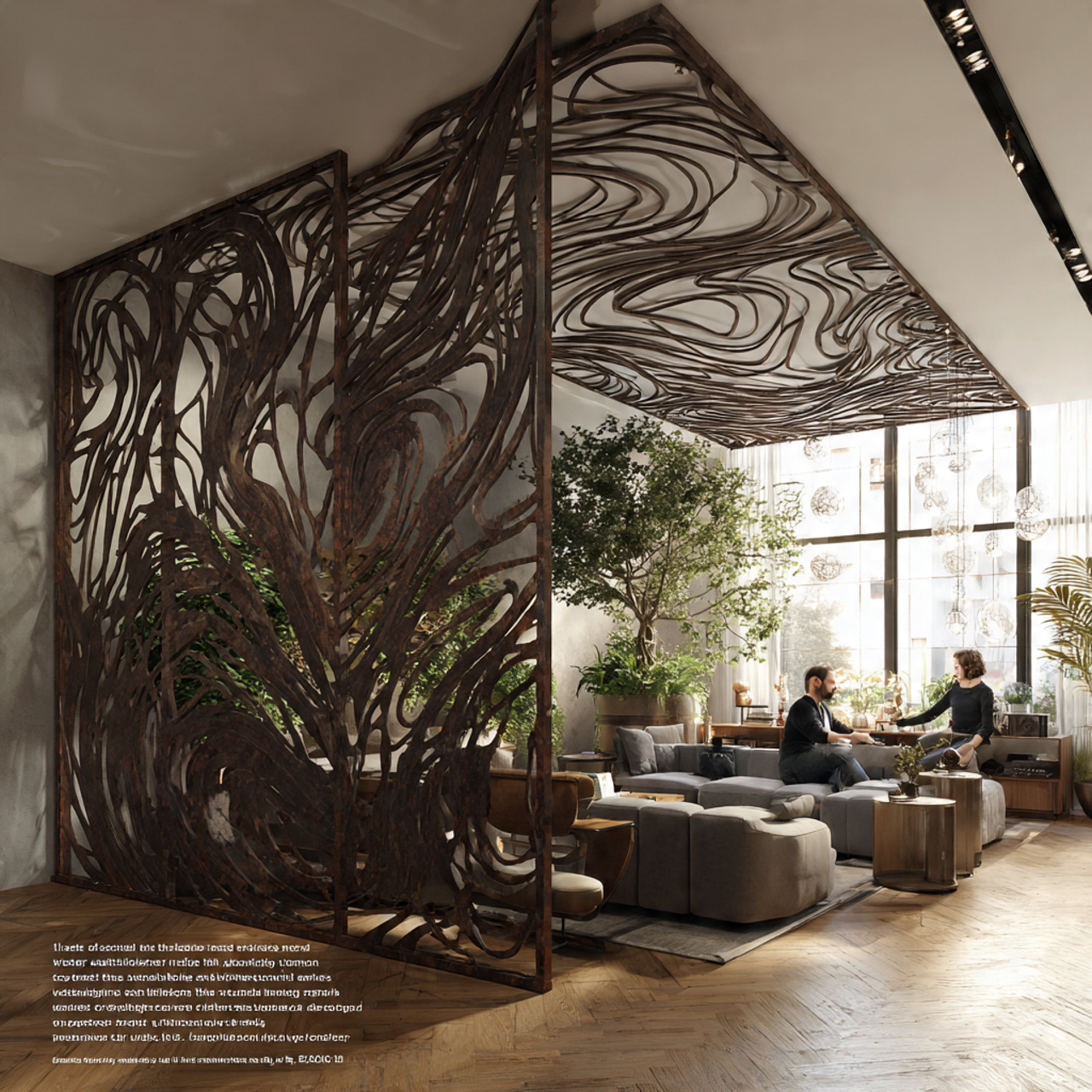 25 Modern & Elegant Living Room Partition Design Ideas You’ll Love 25 ultra realistic artistic living room featuring abs 1