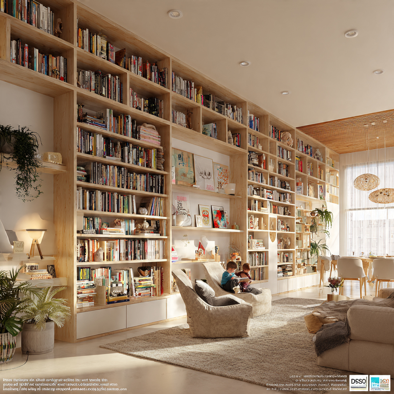 25 Modern & Elegant Living Room Partition Design Ideas You’ll Love 4 ultra realistic cozy living room with floor to cei