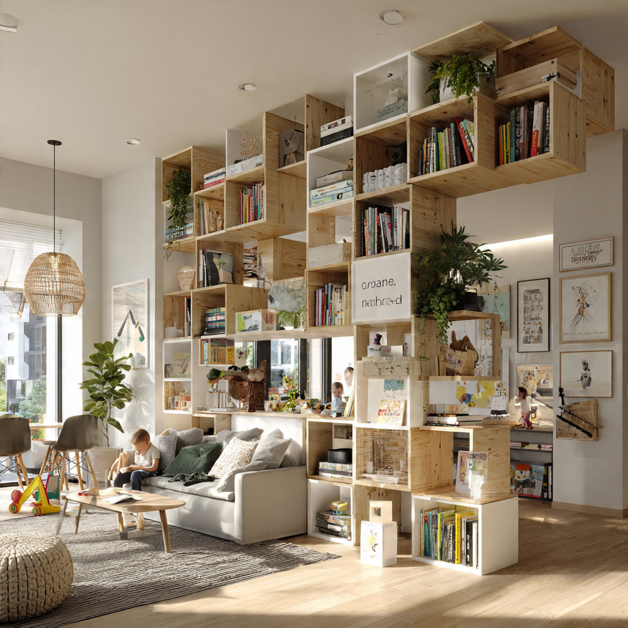 25 Modern & Elegant Living Room Partition Design Ideas You’ll Love 15 ultra realistic creative living room with open