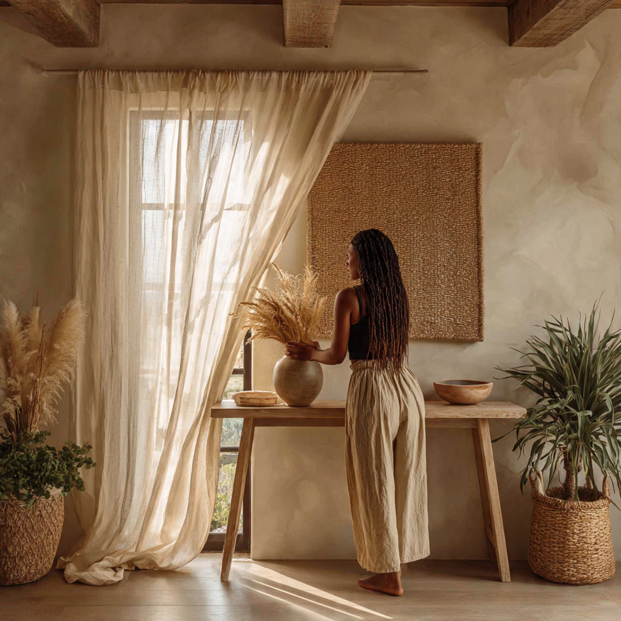 ultra realistic entryway wall decor featuring a la 1