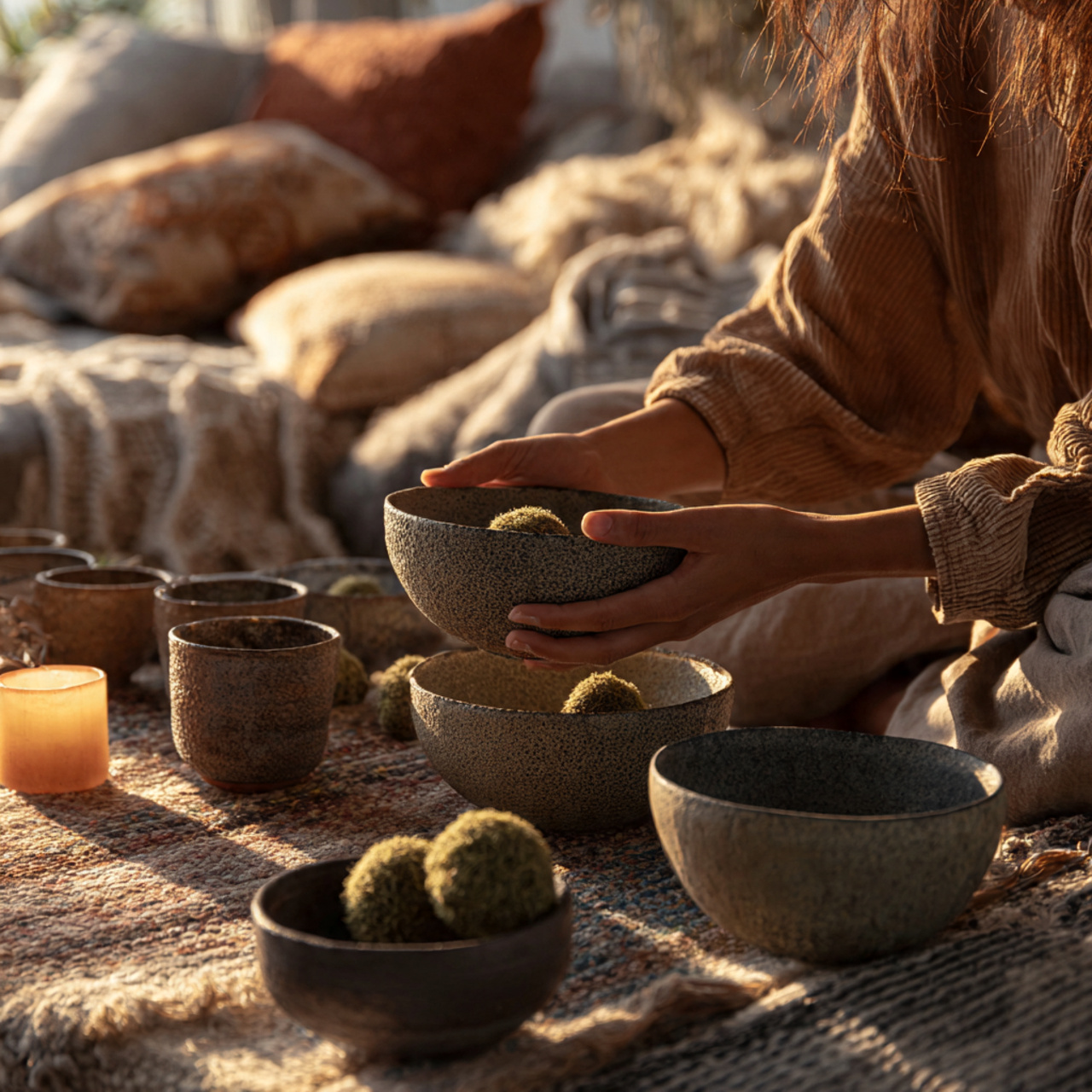 ultra realistic image of a living room table decor 2 1