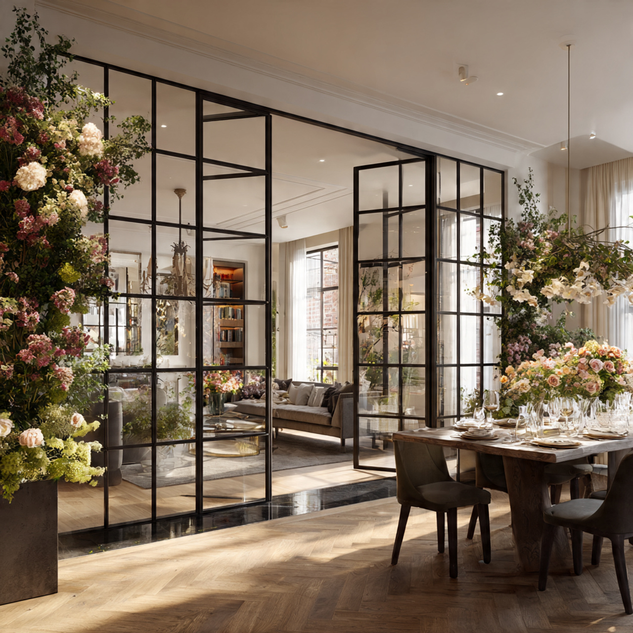 ultra realistic interior design photo of living ro