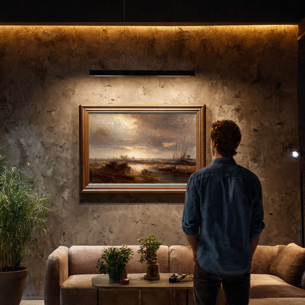 ultra realistic interior image of living room ligh