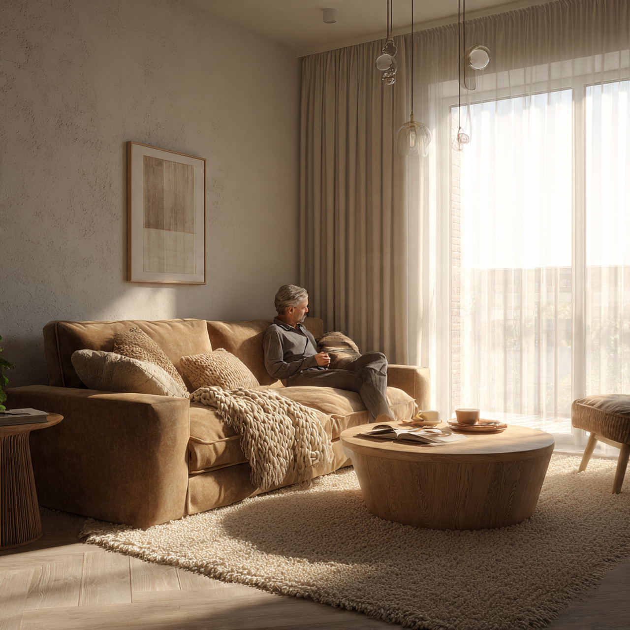 ultra realistic interior image of small living roo 3