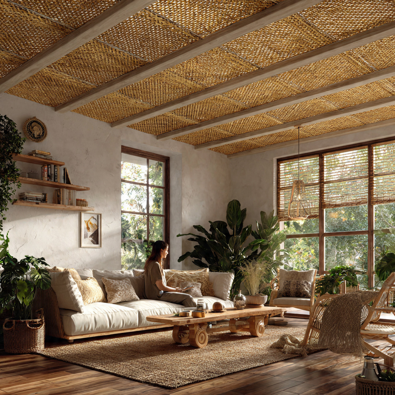 ultra realistic interior photo featuring living ro 1