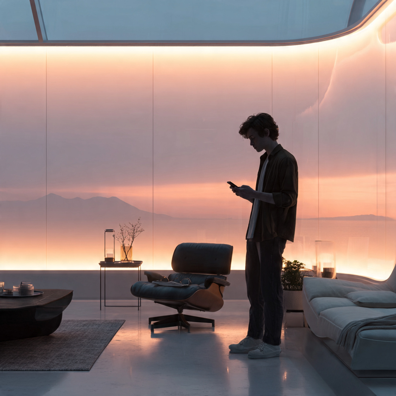 ultra realistic interior photo of living room back 13