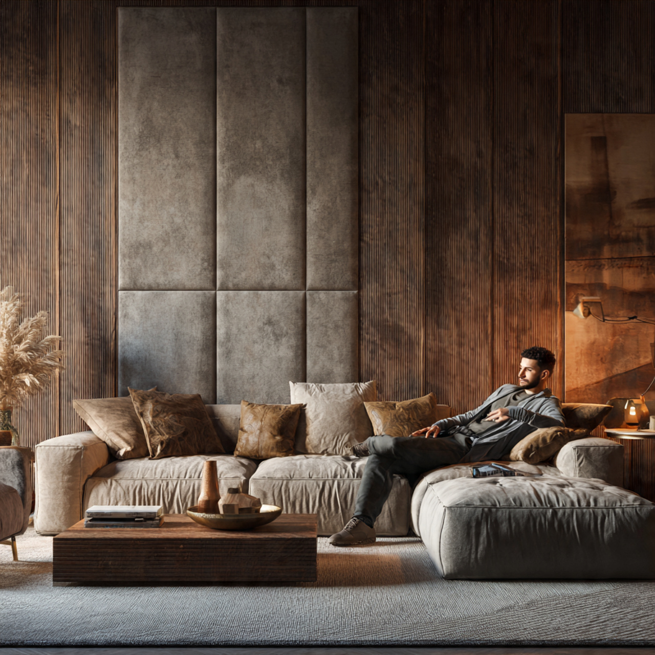 ultra realistic interior photo of living room back 19