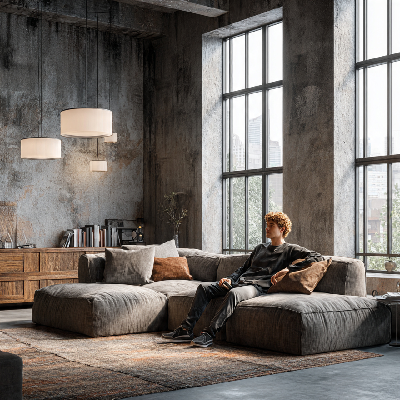 ultra realistic interior photo of living room back 20