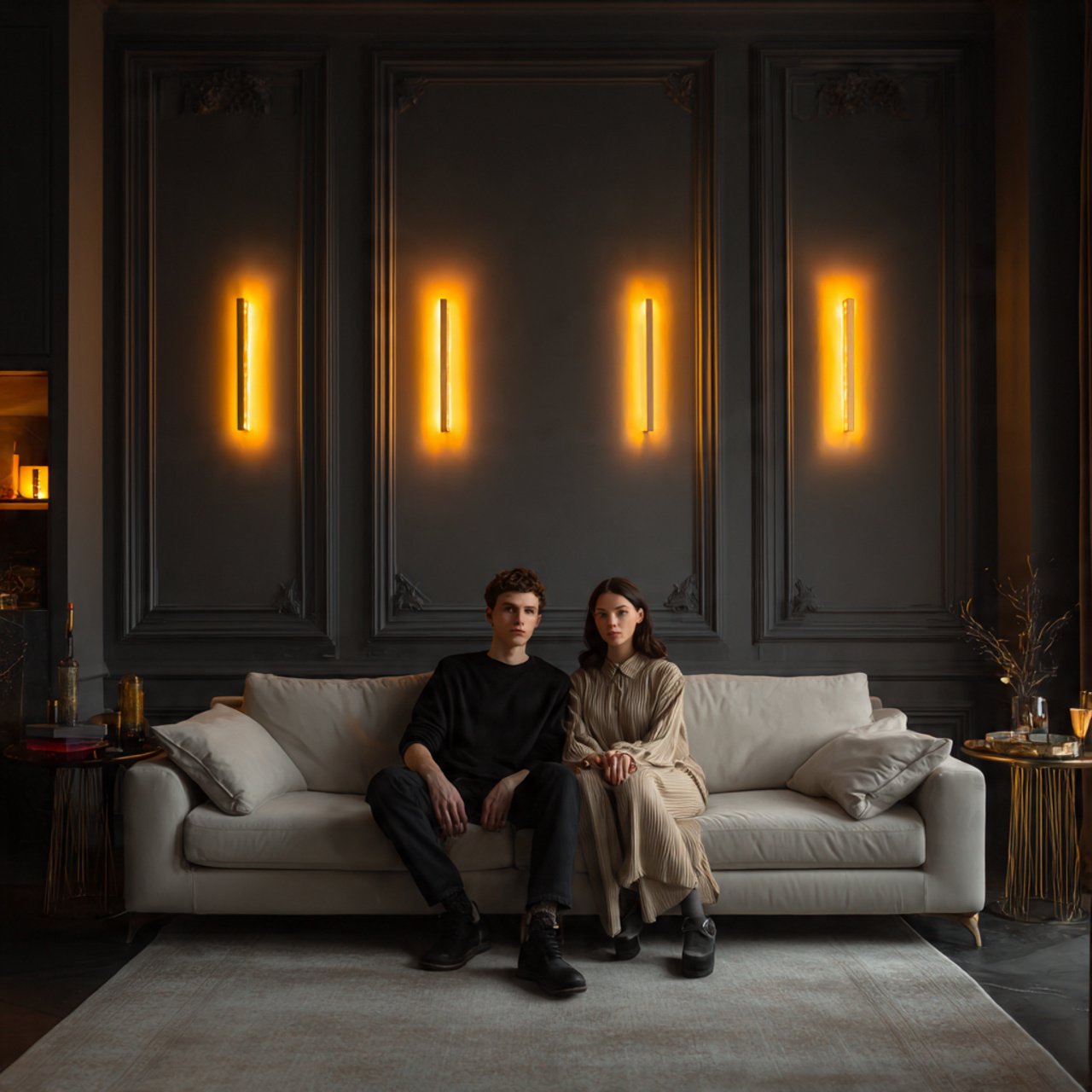 ultra realistic interior photo of living room back 24