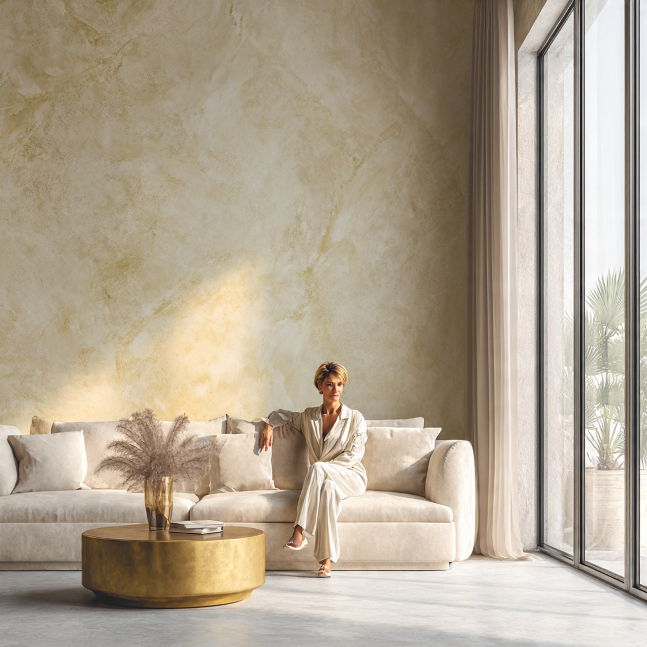 ultra realistic interior photo of living room back 5