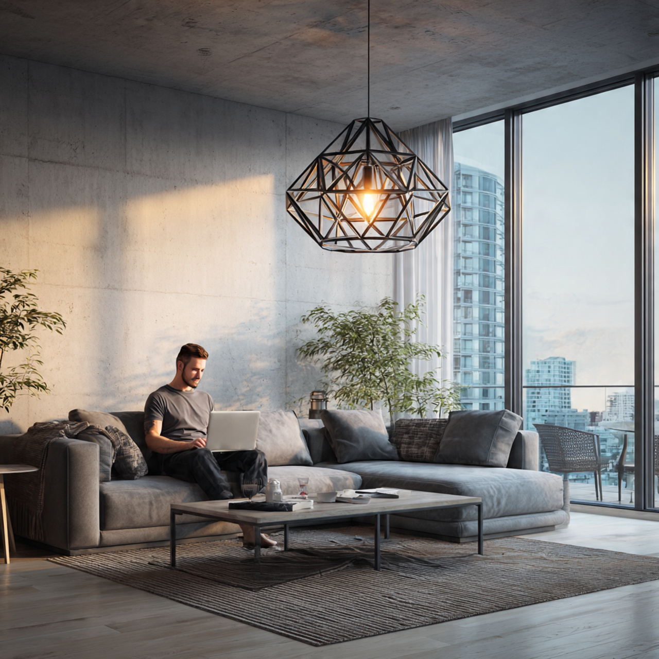 ultra realistic interior photo of living room ligh 5