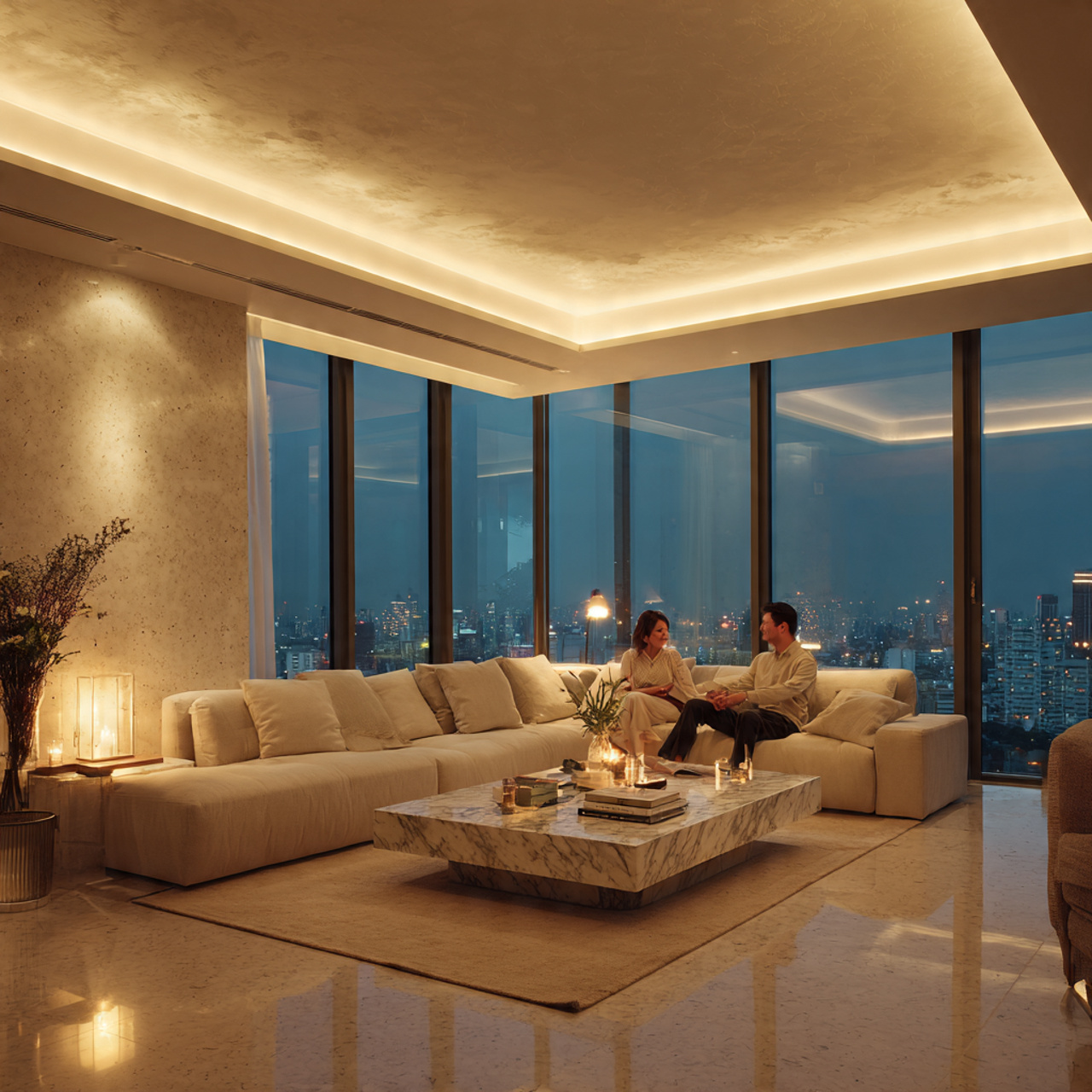 ultra realistic interior photo of living room ligh