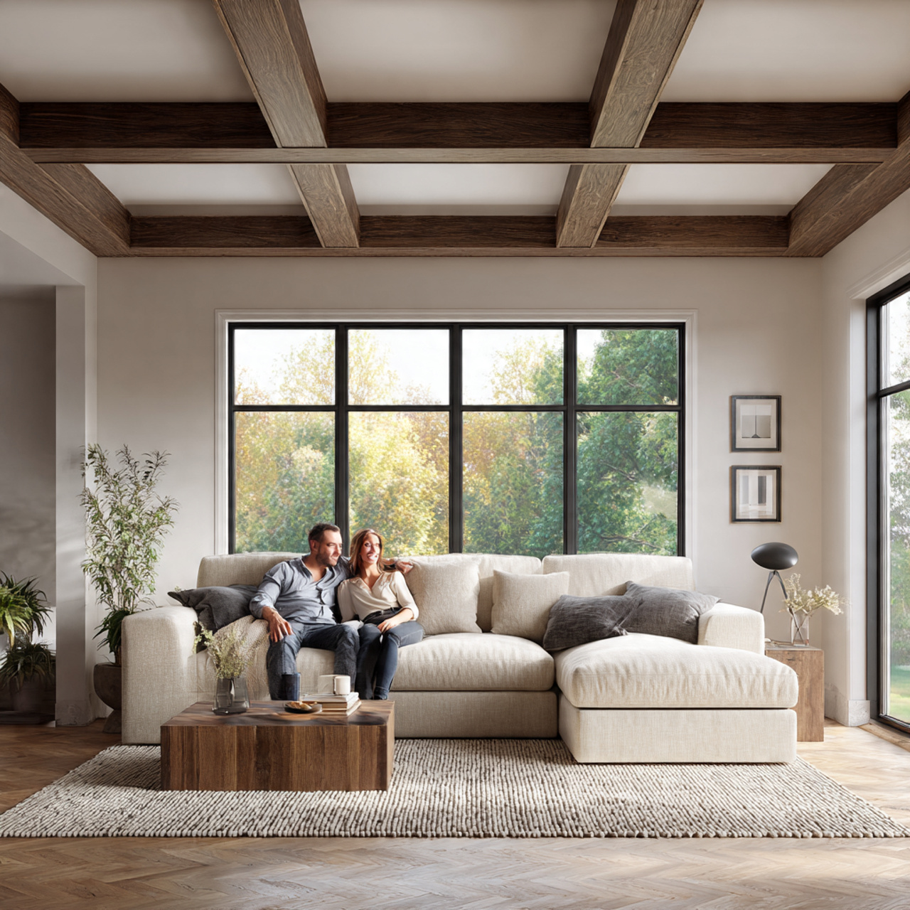 ultra realistic interior photograph of a stylish h