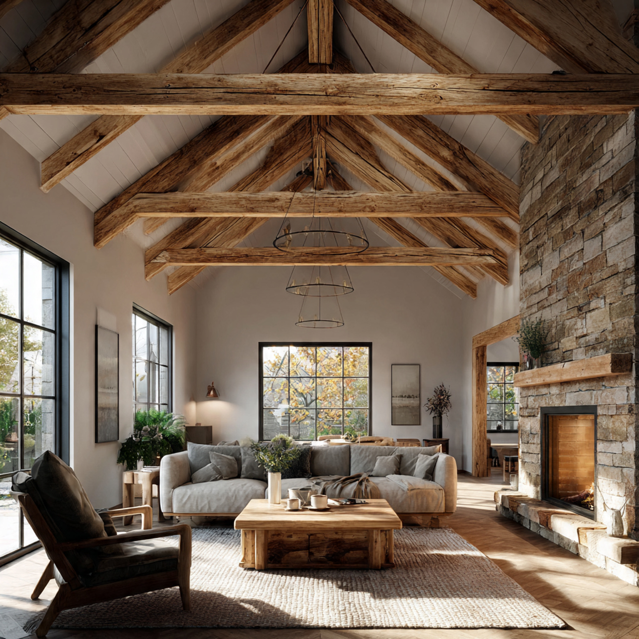 ultra realistic interior photograph showcasing liv