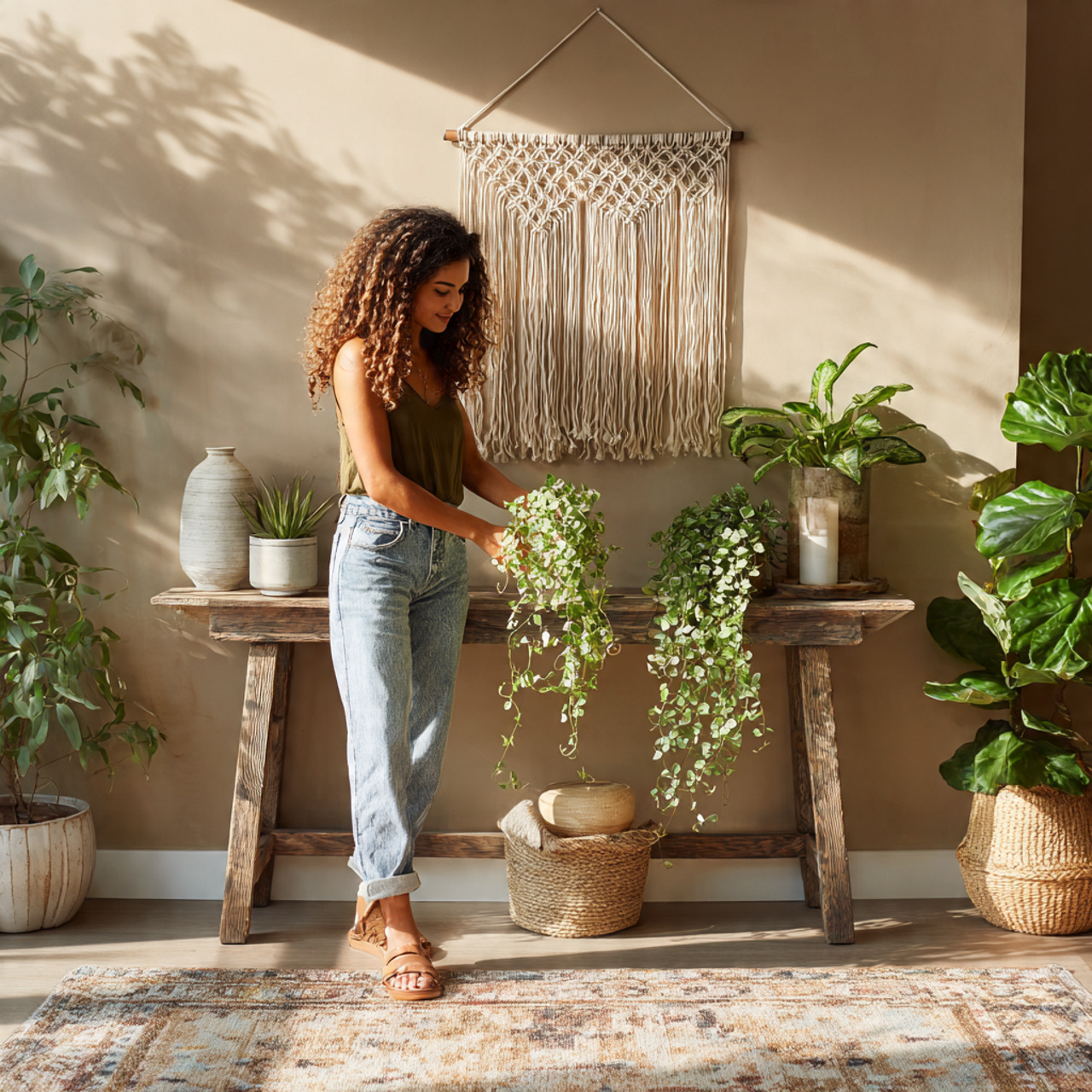 25 Best Entryway Table Decor Ideas to Elevate Your Home Instantly 16 ultra realistic interior photography of entryway t 3