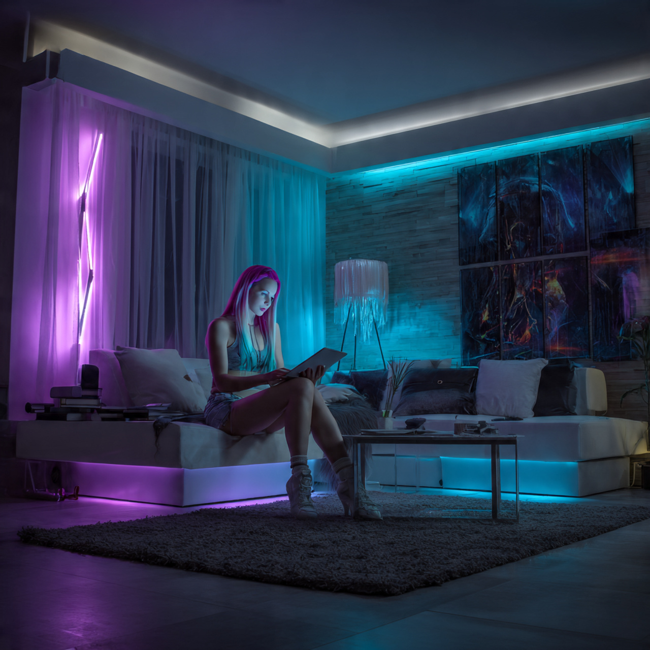 ultra realistic interior photography of living roo 4