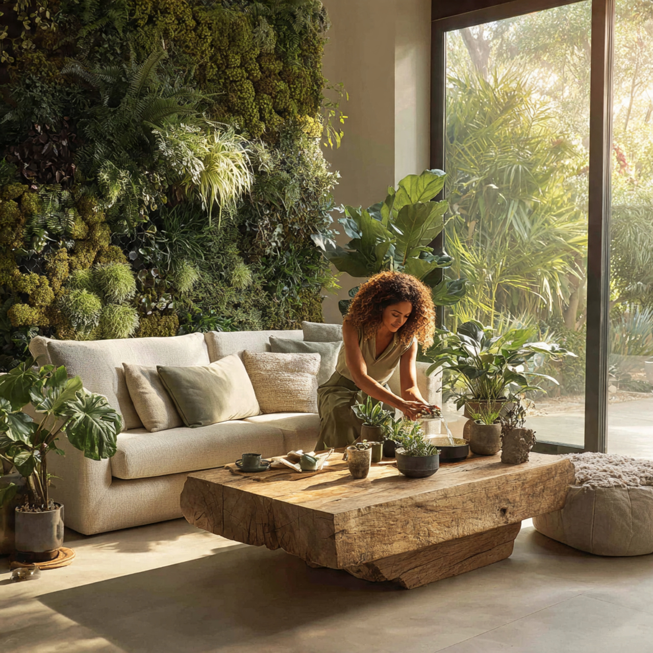 ultra realistic interior photography of living roo