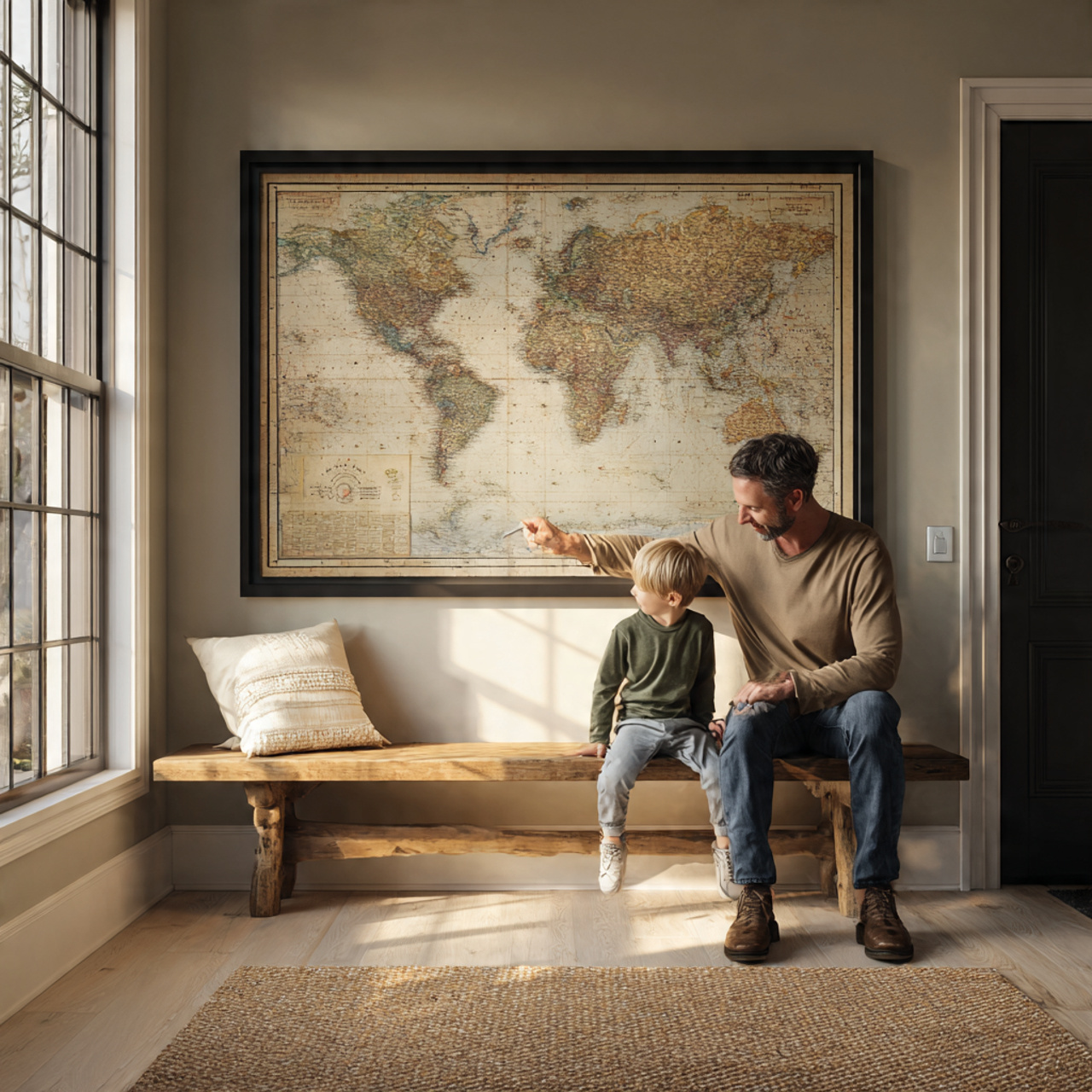 ultra realistic interior scene of small entryway d 4