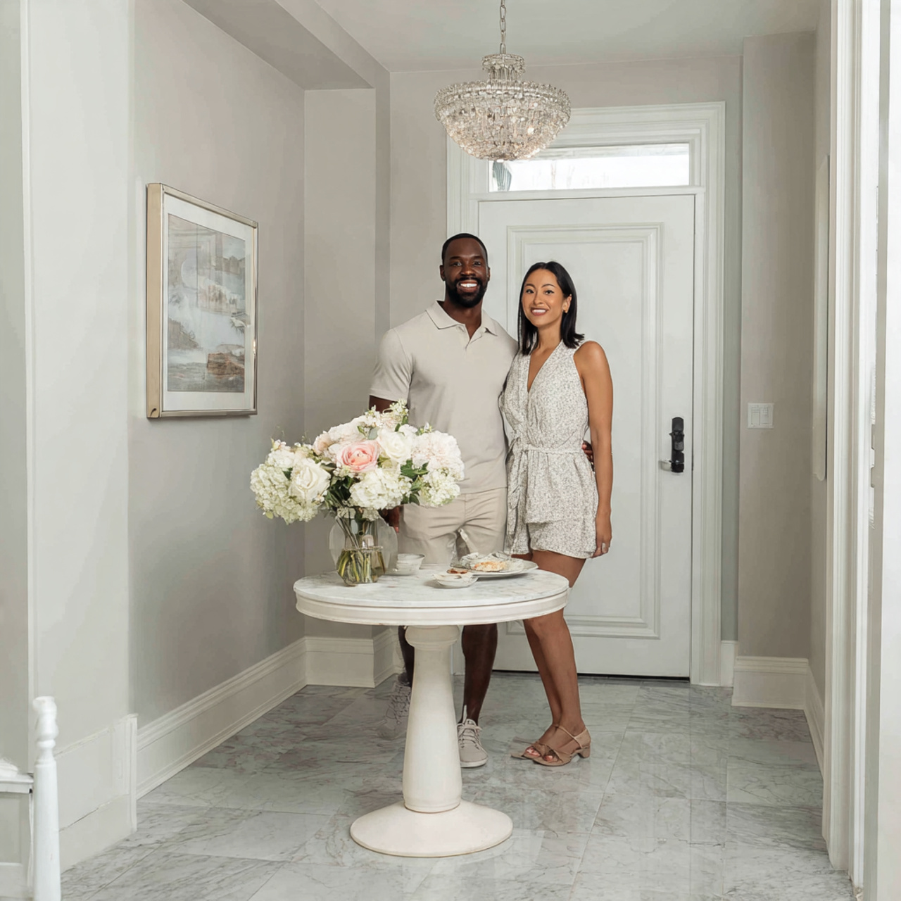 ultra realistic lifestyle image of small entryway 2