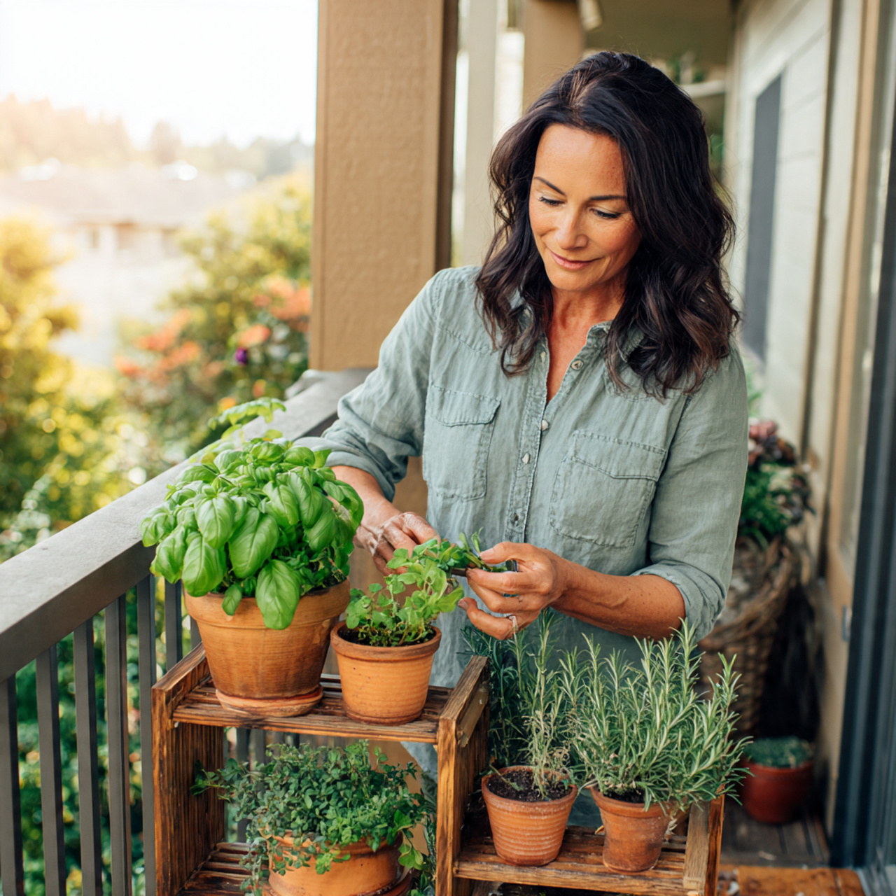 ultra realistic lifestyle photo of balcony decor i 1