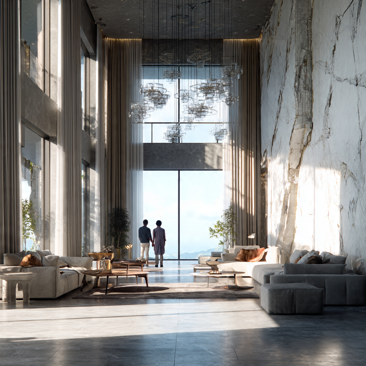 ultra realistic living room designs modern luxury 14