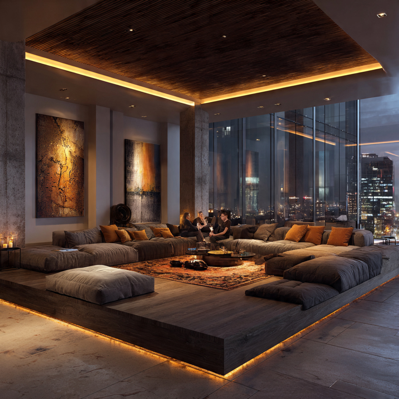 ultra realistic living room designs modern luxury 5