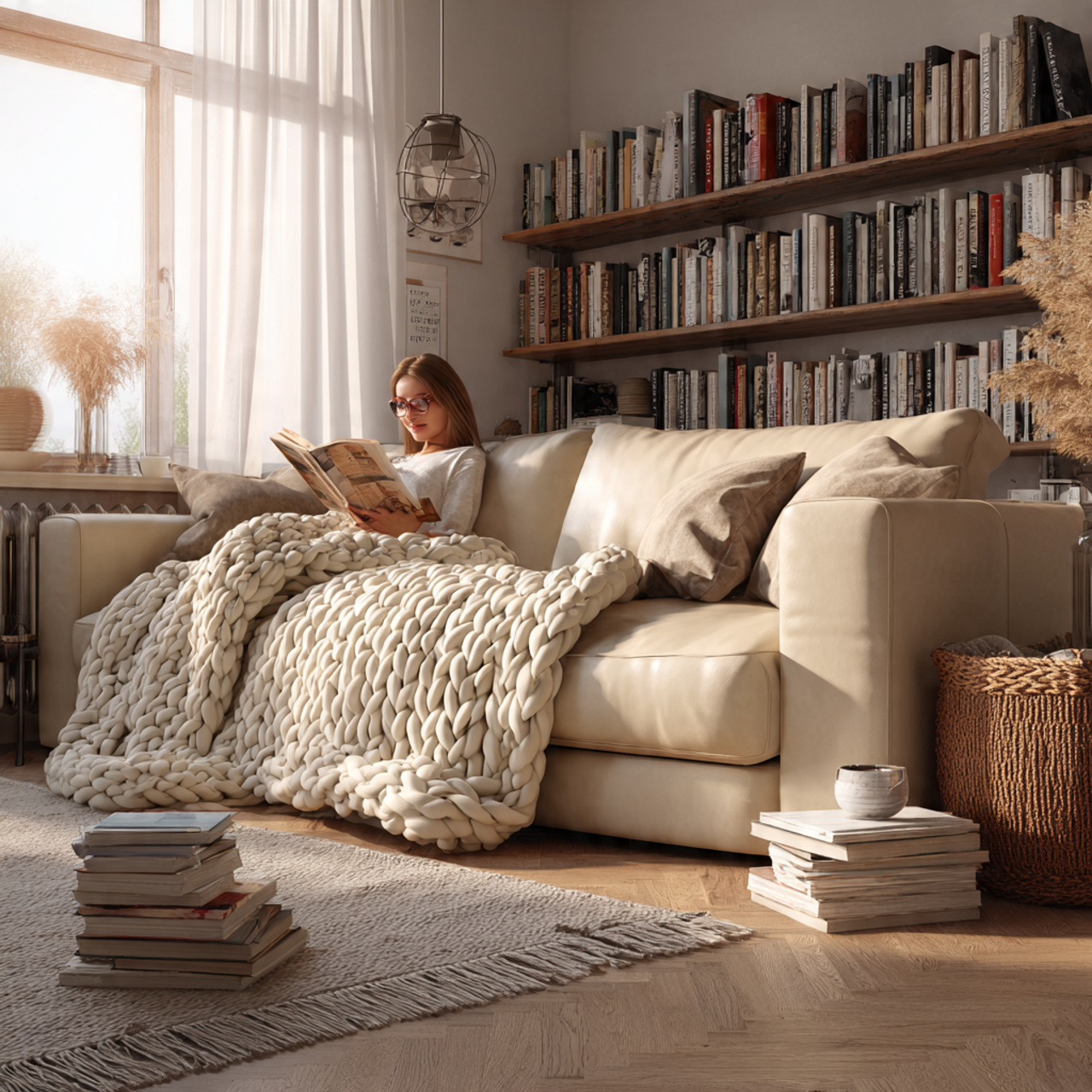 25 Ultimate Living Room Inspiration Cozy Ideas for Comfort, Style & Warmth 1 ultra realistic living room featuring oversized ch 1