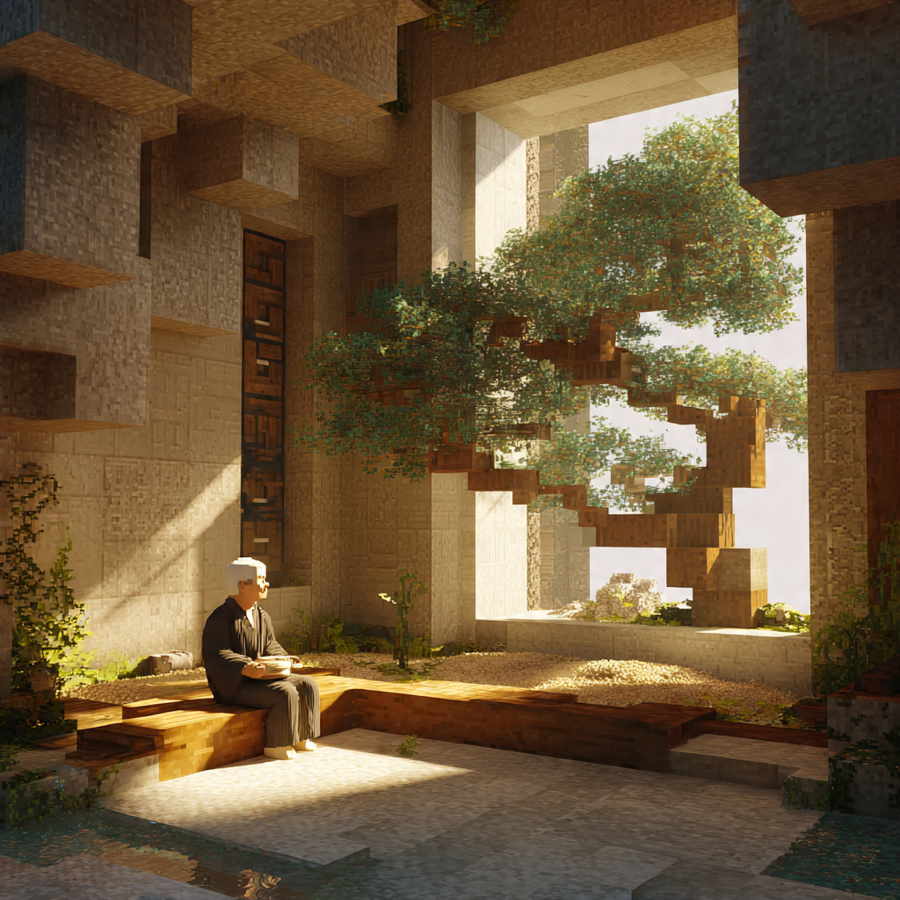 ultra realistic living room minecraft ideas setup 3