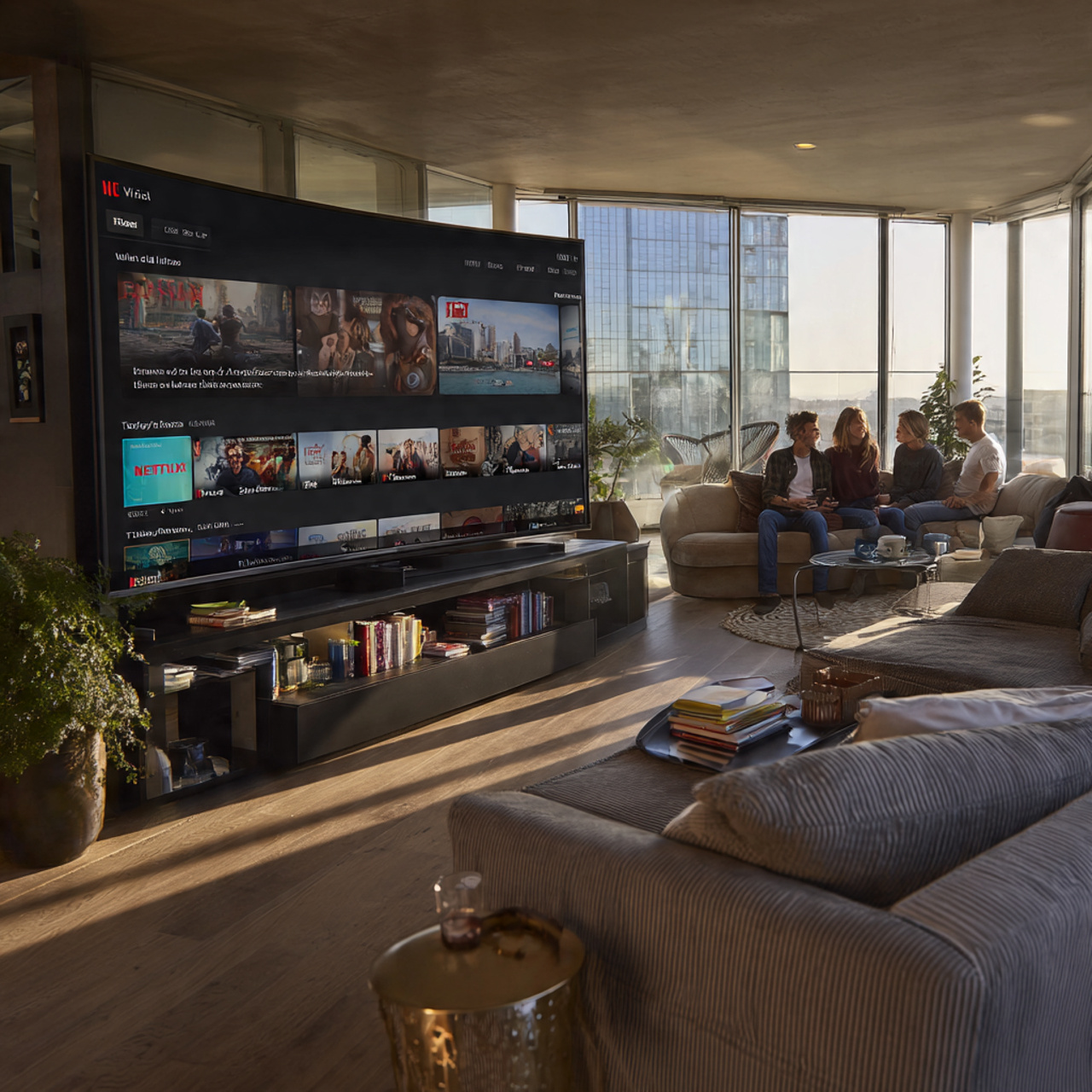 ultra realistic living room tv ideas with a corner