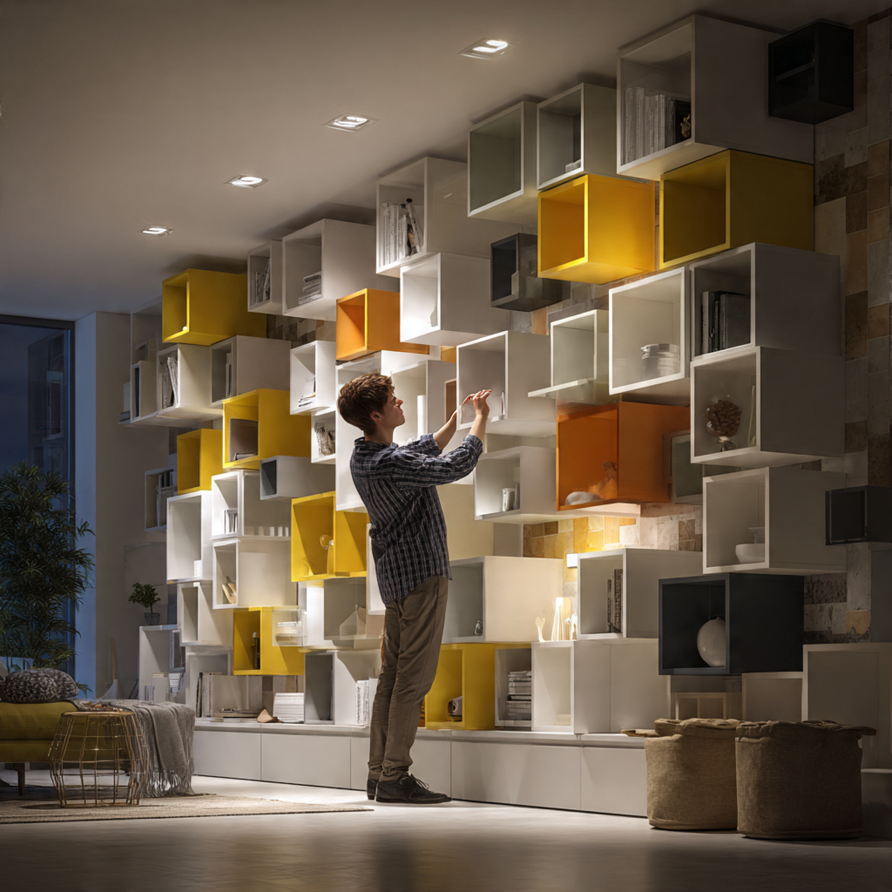 ultra realistic living room wall units ideas featu 1