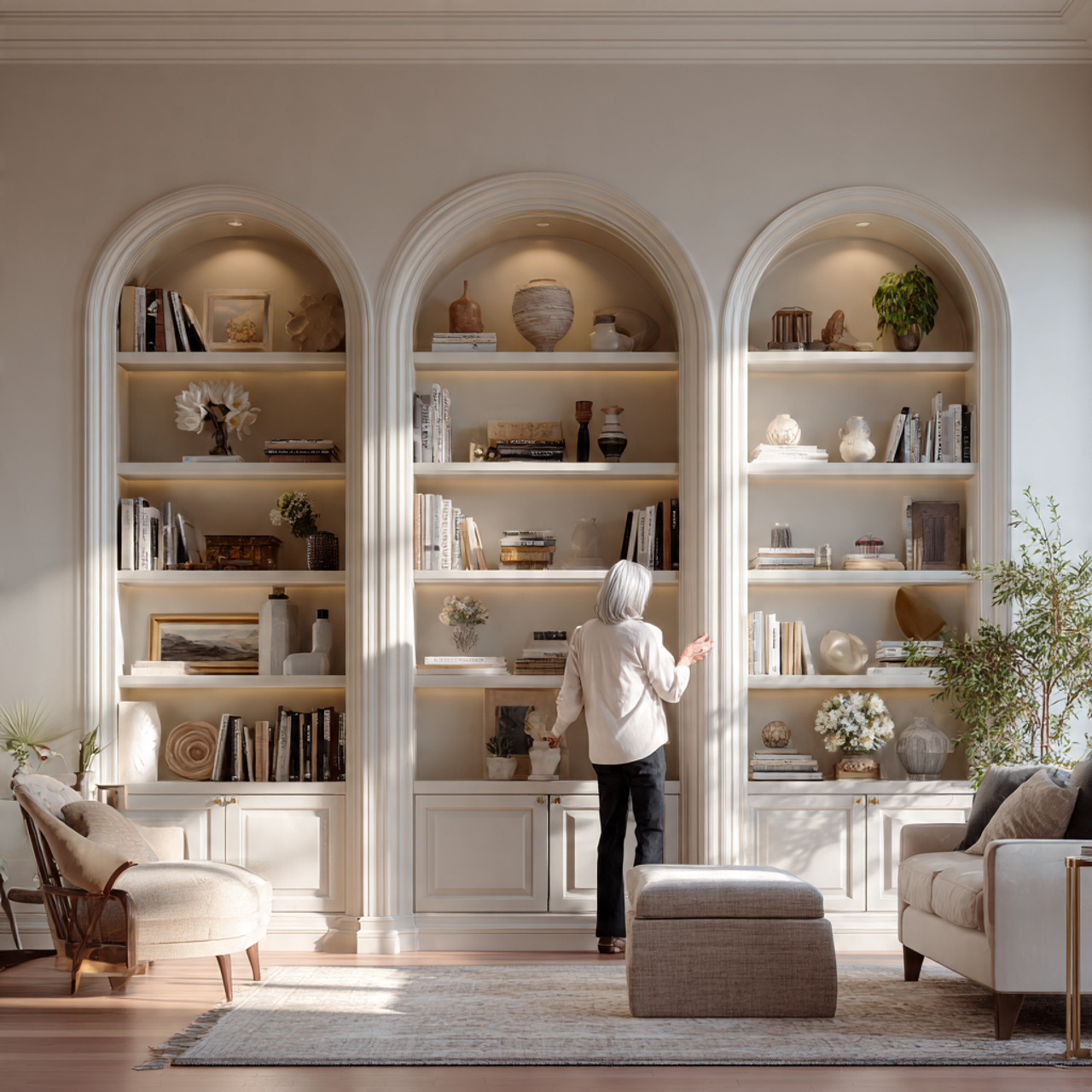 ultra realistic living room wall units ideas featu 8