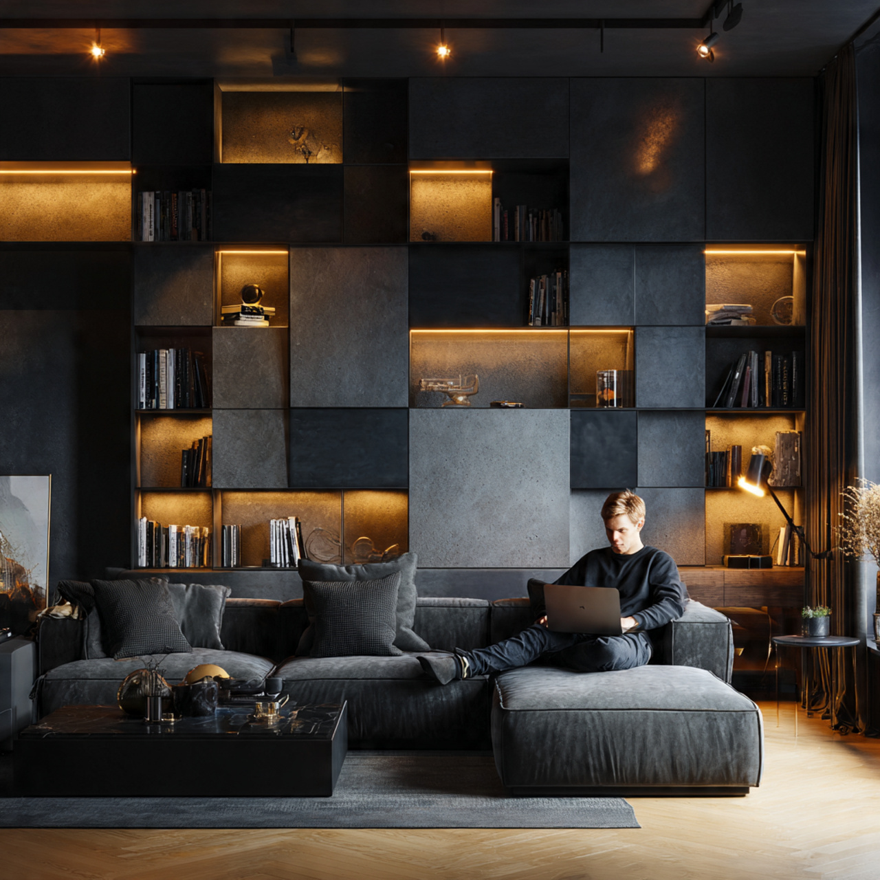 ultra realistic living room wall units ideas showc 1