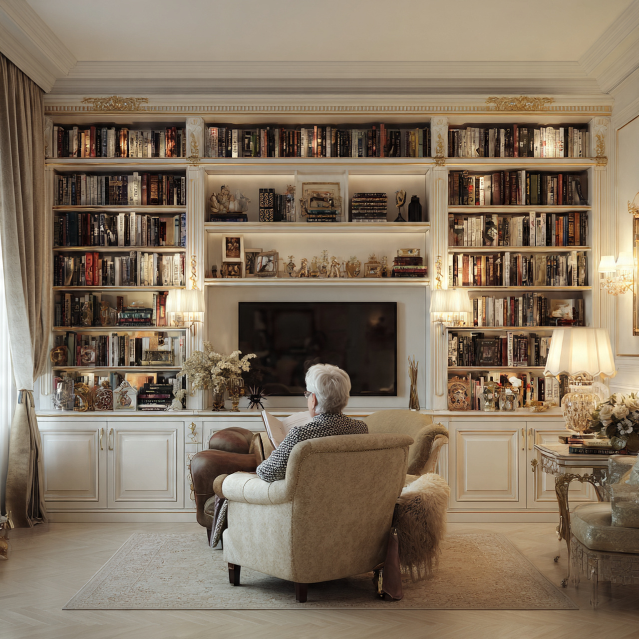 ultra realistic living room wall units ideas with 1