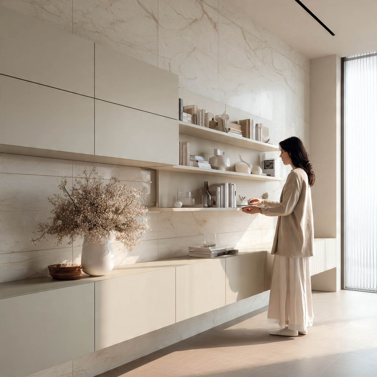 ultra realistic living room wall units ideas with 7