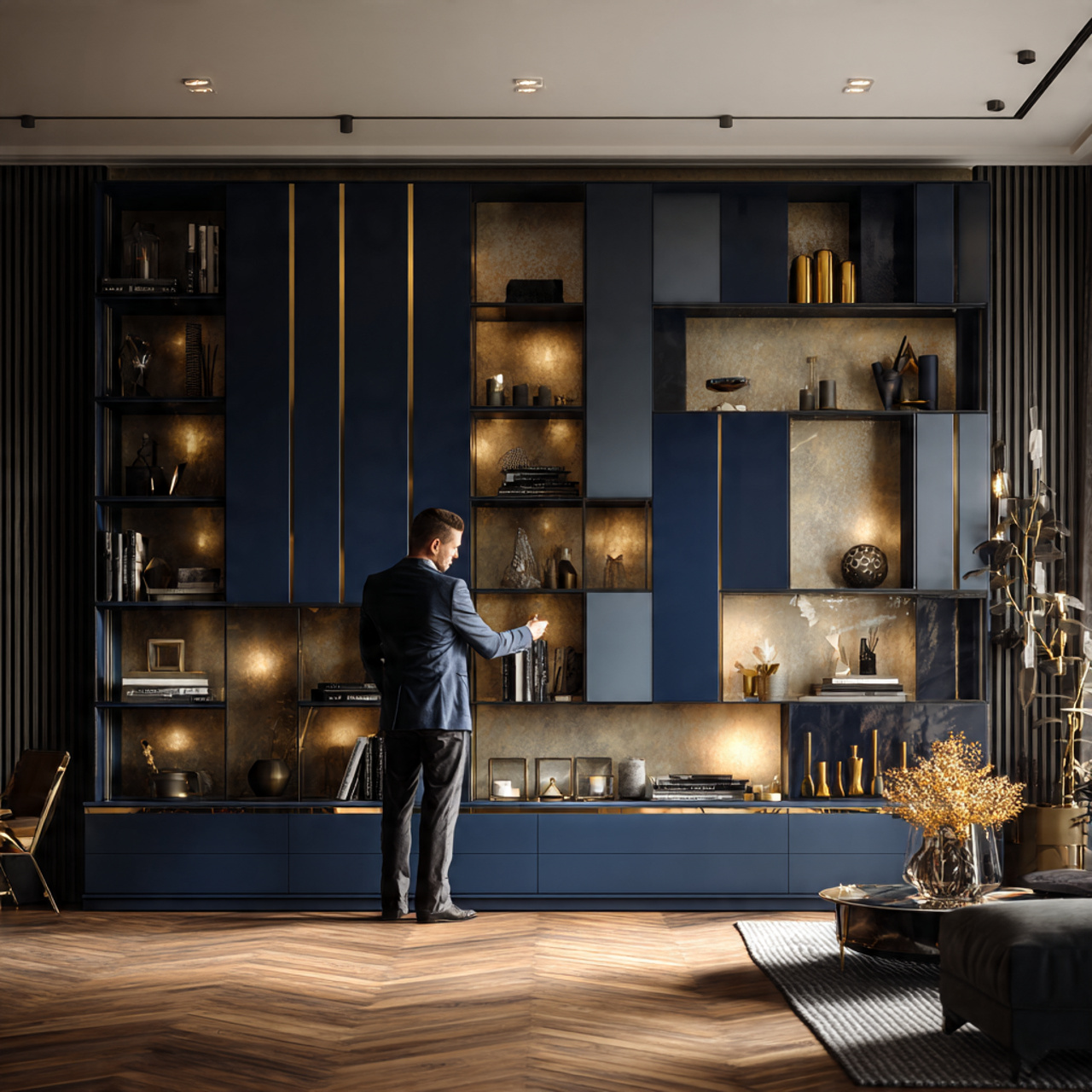 ultra realistic living room wall units ideas with 8